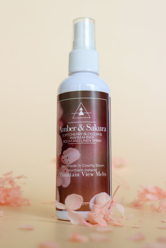 Amber & Sakura Room and Linen Spray (Amber & Cherry Blossom)