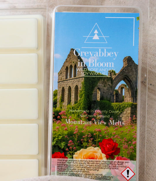 Greyabbey in Bloom soy wax melt from Mountain View Melts