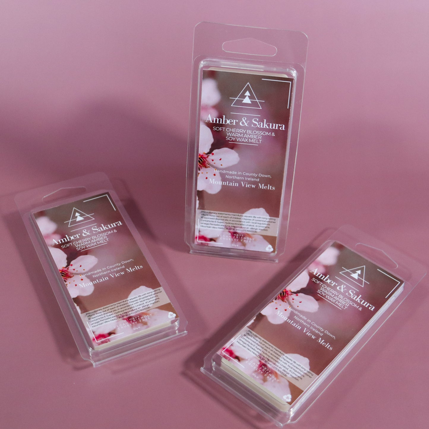 Amber & Sakura Wax Melt (Amber & Cherry Blossom)
