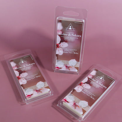 Amber & Sakura Wax Melt (Amber & Cherry Blossom)