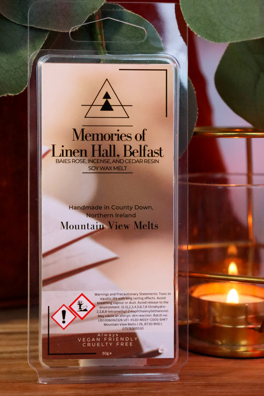 Memories of Linen Hall, Belfast Wax Melt