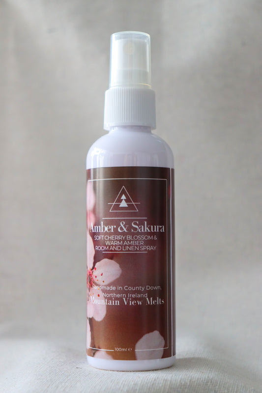 Amber & Sakura Room and Linen Spray (Amber & Cherry Blossom)